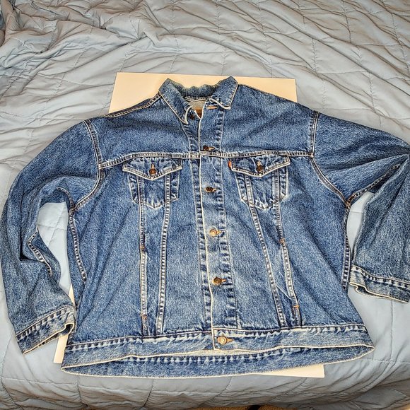 Levi's Other - Levi's 1970's Orange Tab Vintage Jean Jacket Men's Size XL